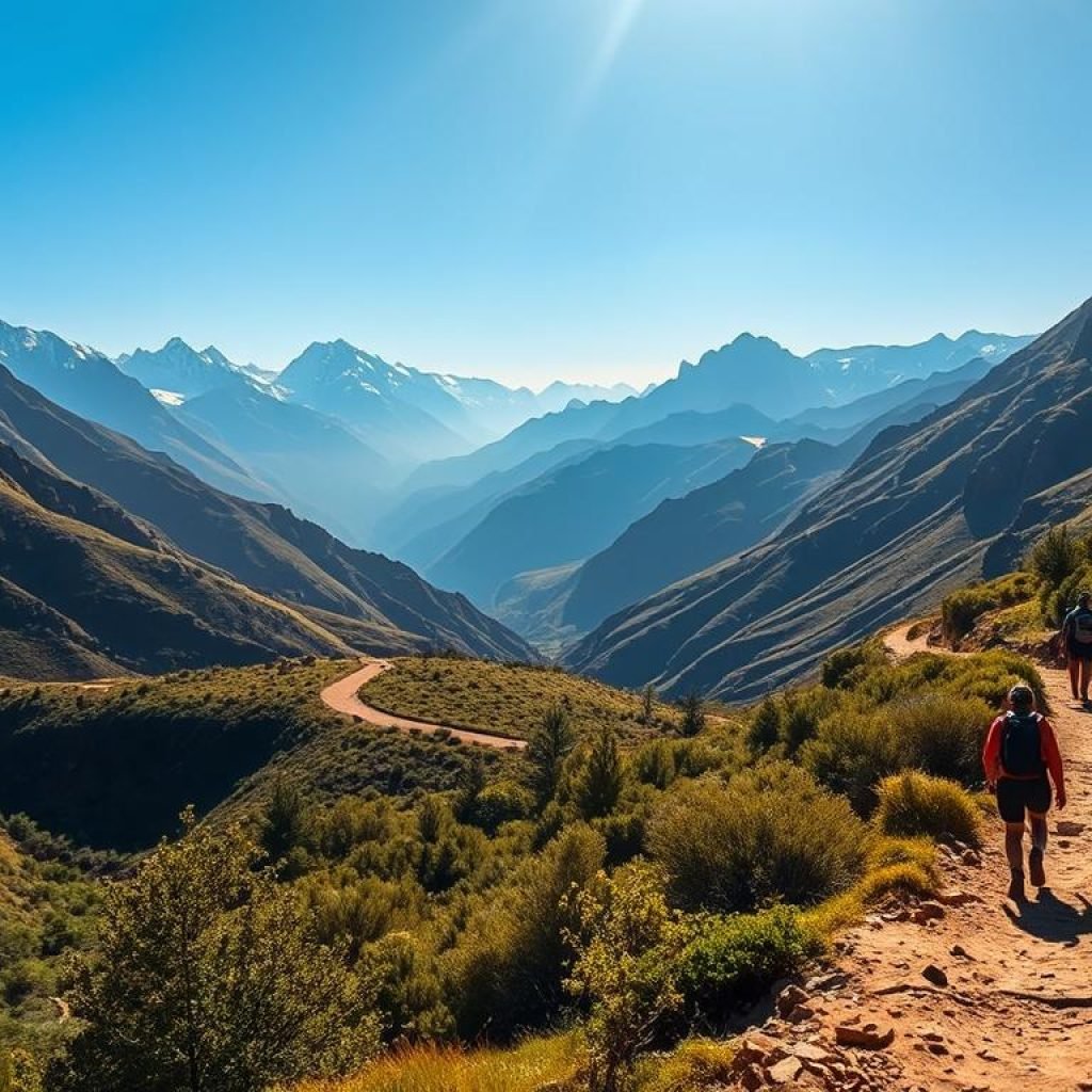 Atlas Mountains hiking trail Atlas Mountains hiking trail