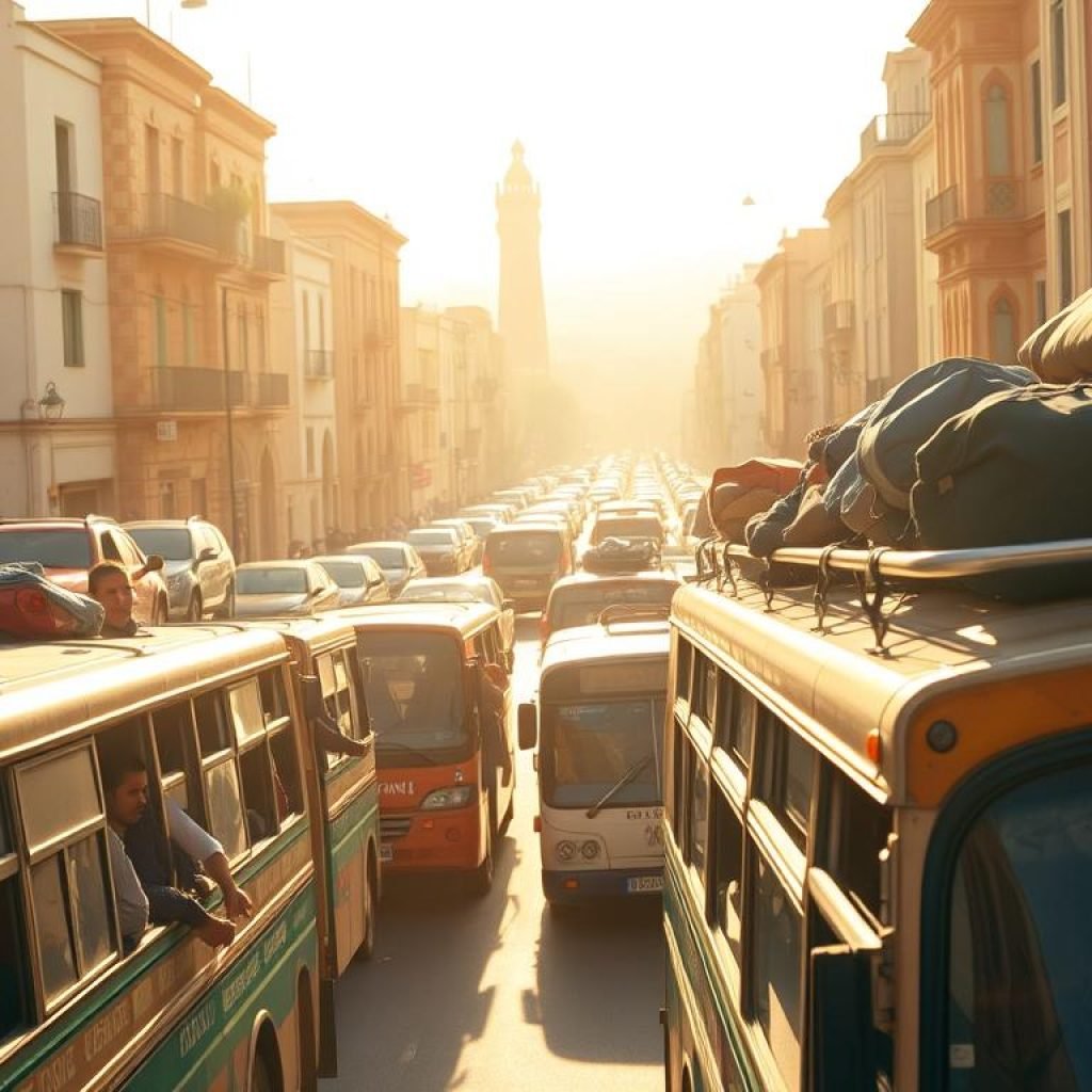 Bus services in Morocco
