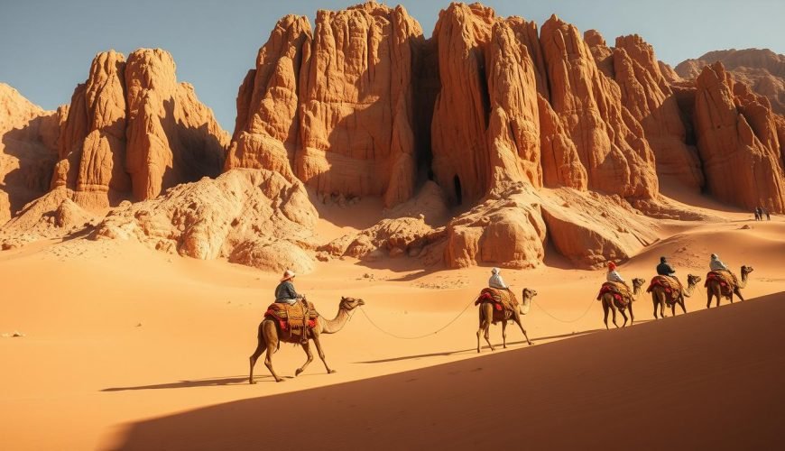 Camel trekking in Morocco