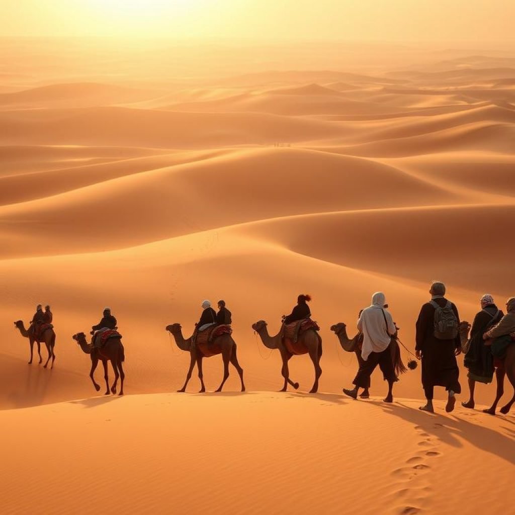 Camel trekking safety in the Sahara Desert Camel trekking safety in the Sahara Desert