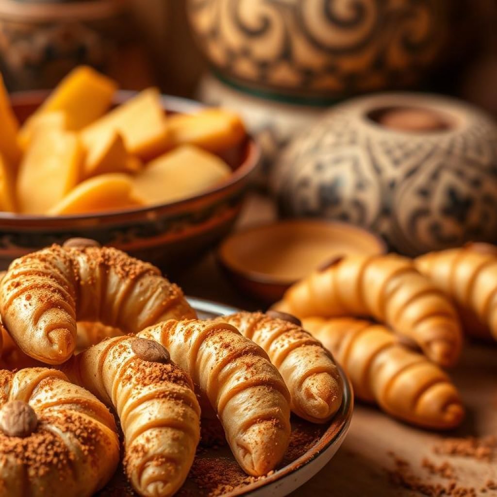 Cinnamon in Moroccan sweets Cinnamon in Moroccan sweets