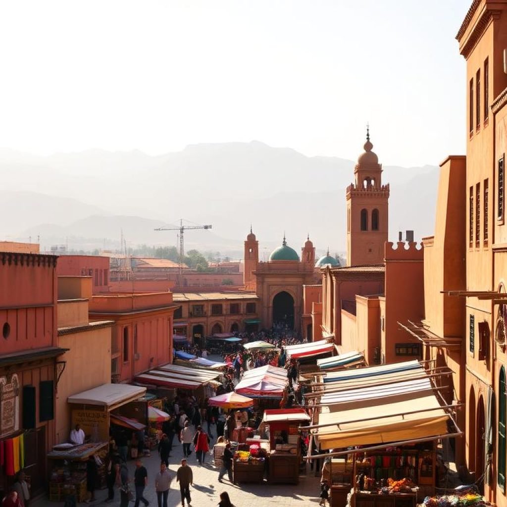 Cultural landmarks in Morocco