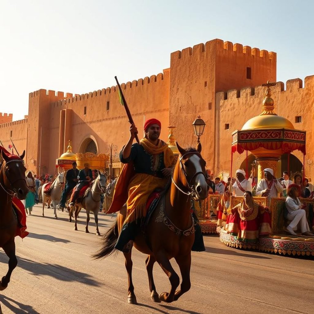 Fantasia parade Morocco
