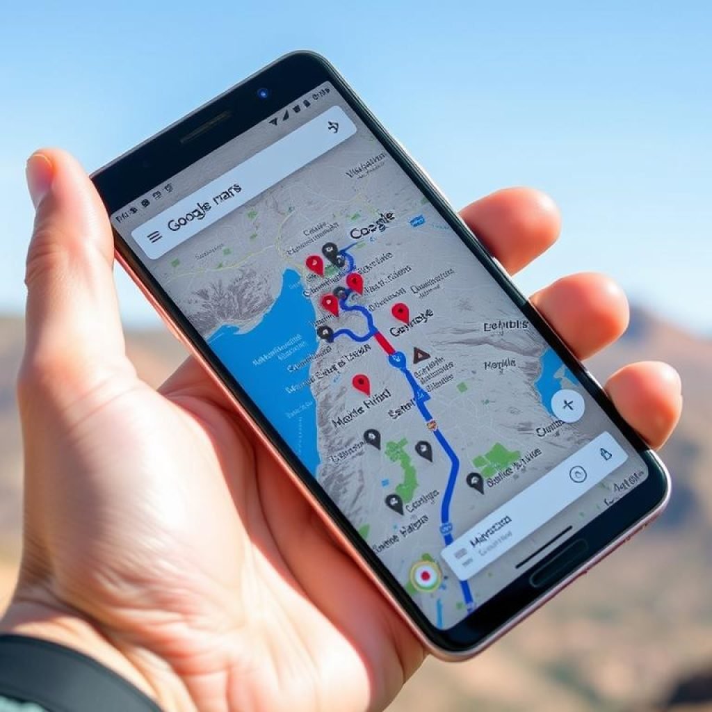 Google Maps navigation