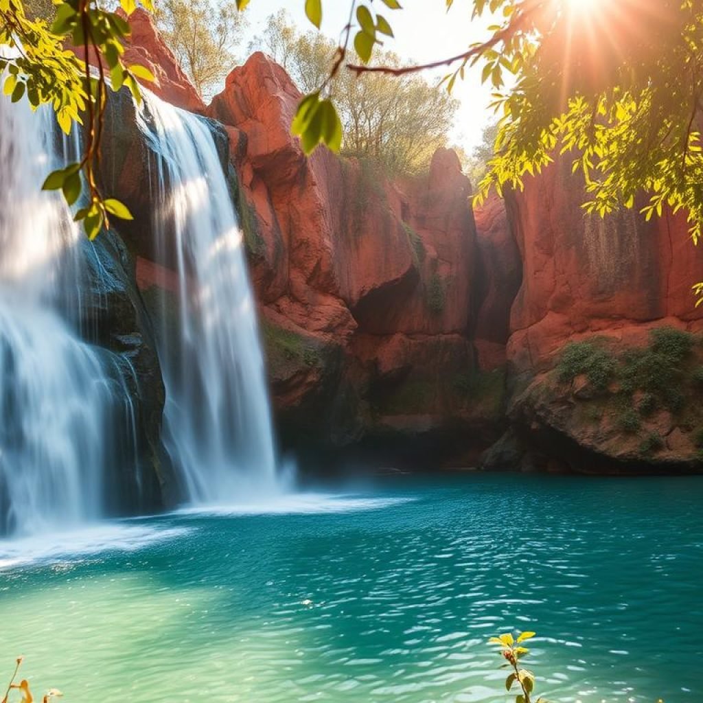 Had Dra Waterfalls in Morocco Had Dra Waterfalls in Morocco