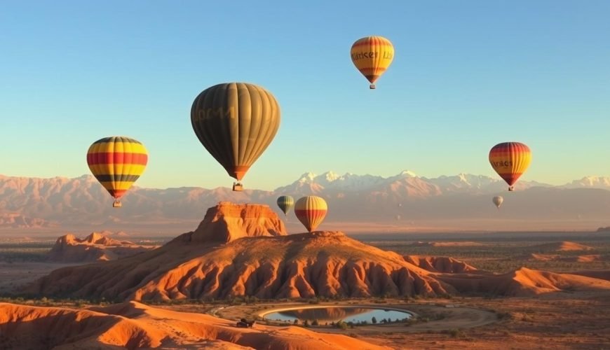 Hot air ballooning in Morocco