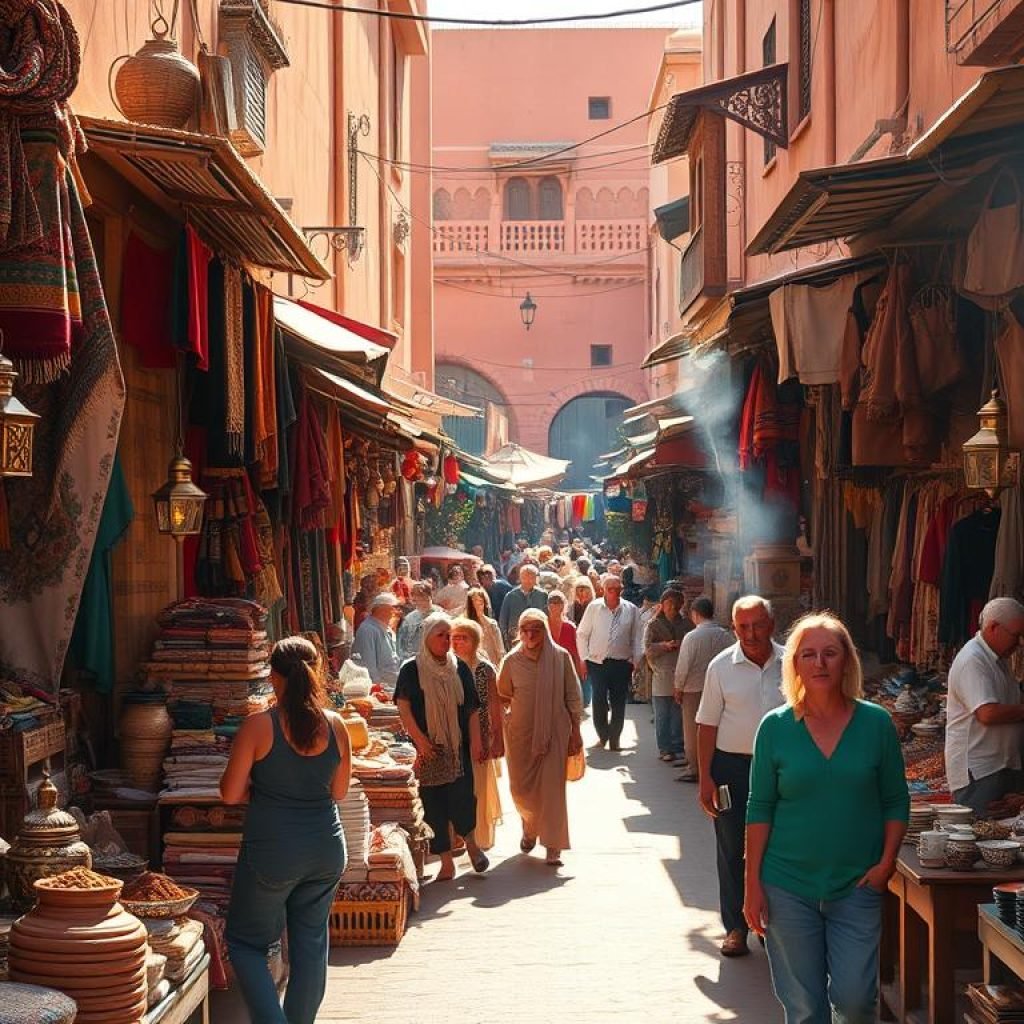 Marrakech souks Marrakech souks