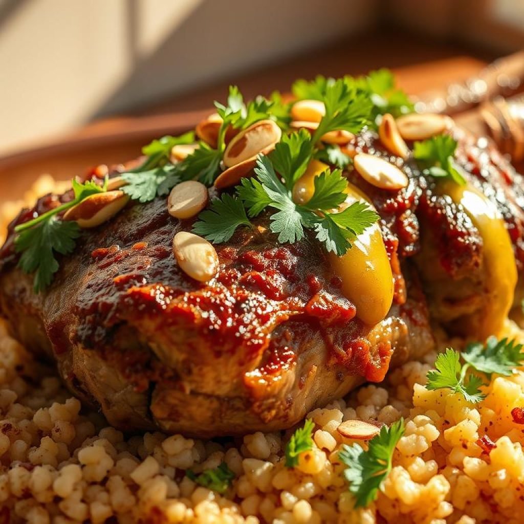Mechoui lamb dish Mechoui lamb dish