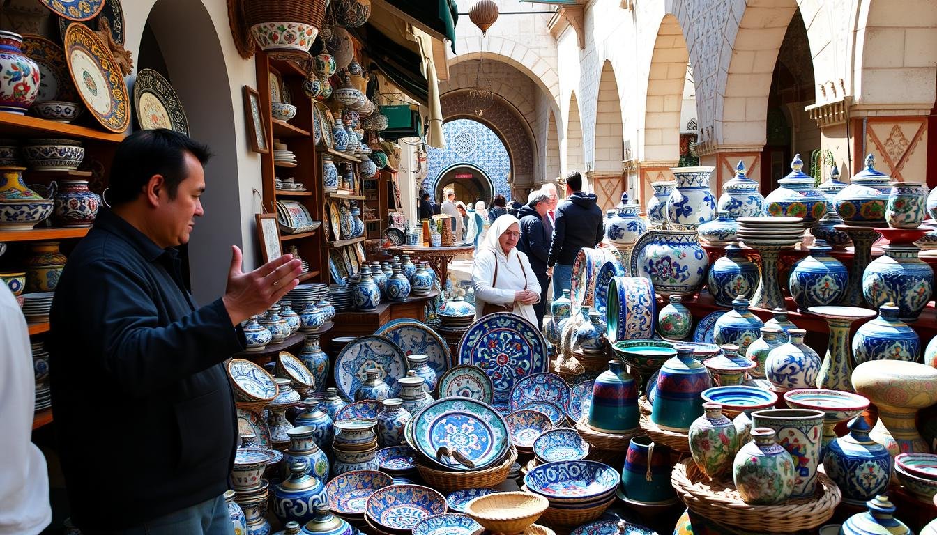 Moroccan ceramics shopping