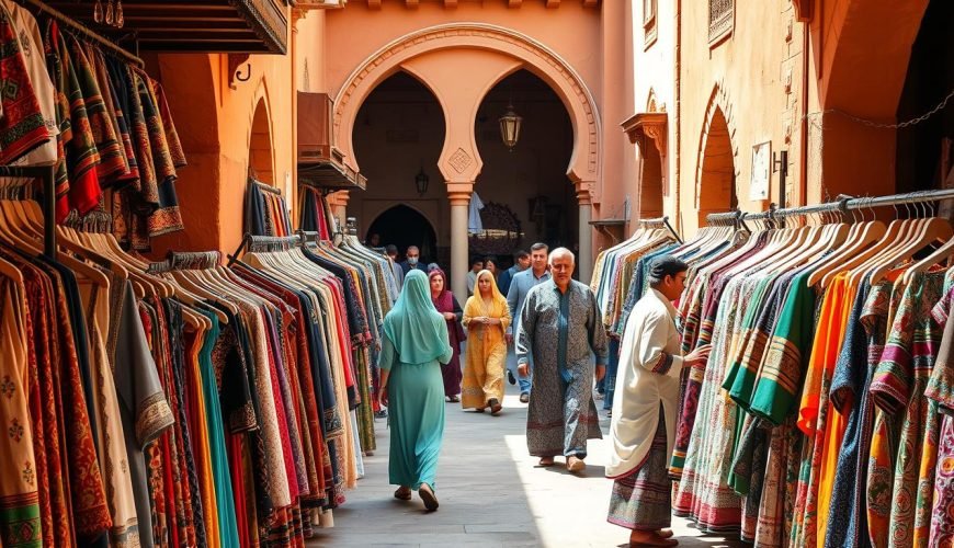 Moroccan clothing shopping