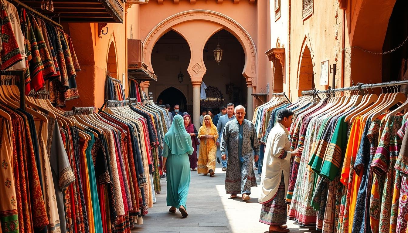 Moroccan clothing shopping