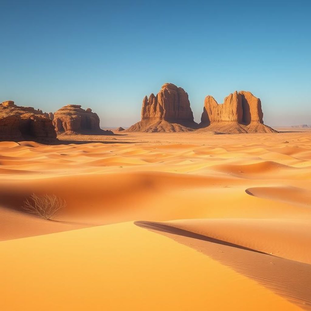 Moroccan desert landscape