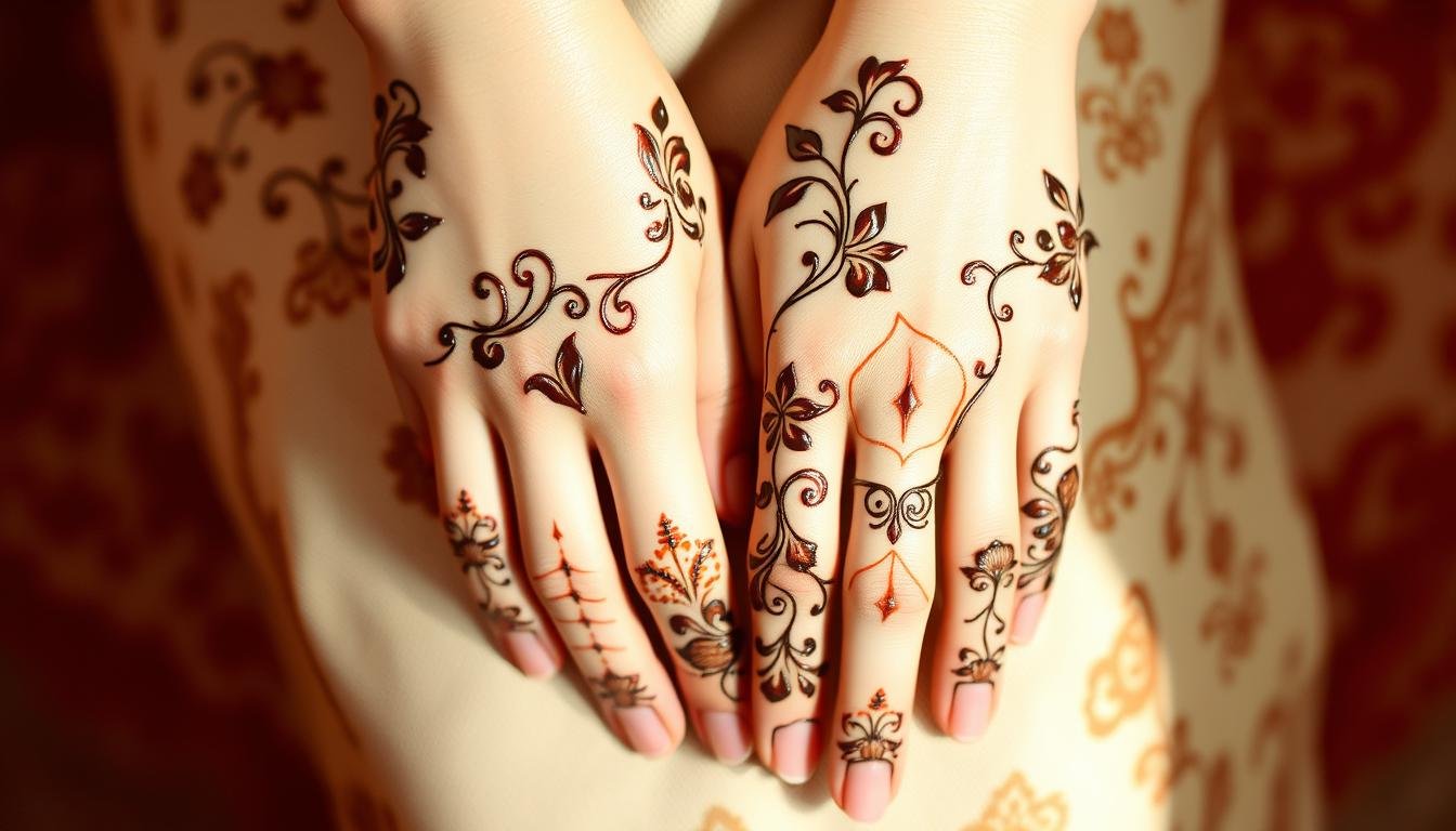 Moroccan henna art