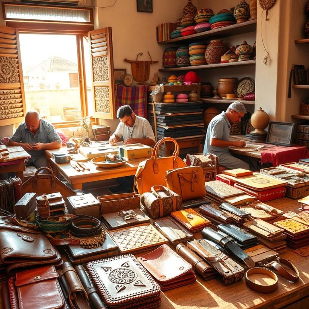 Moroccan leather goods Moroccan leather goods