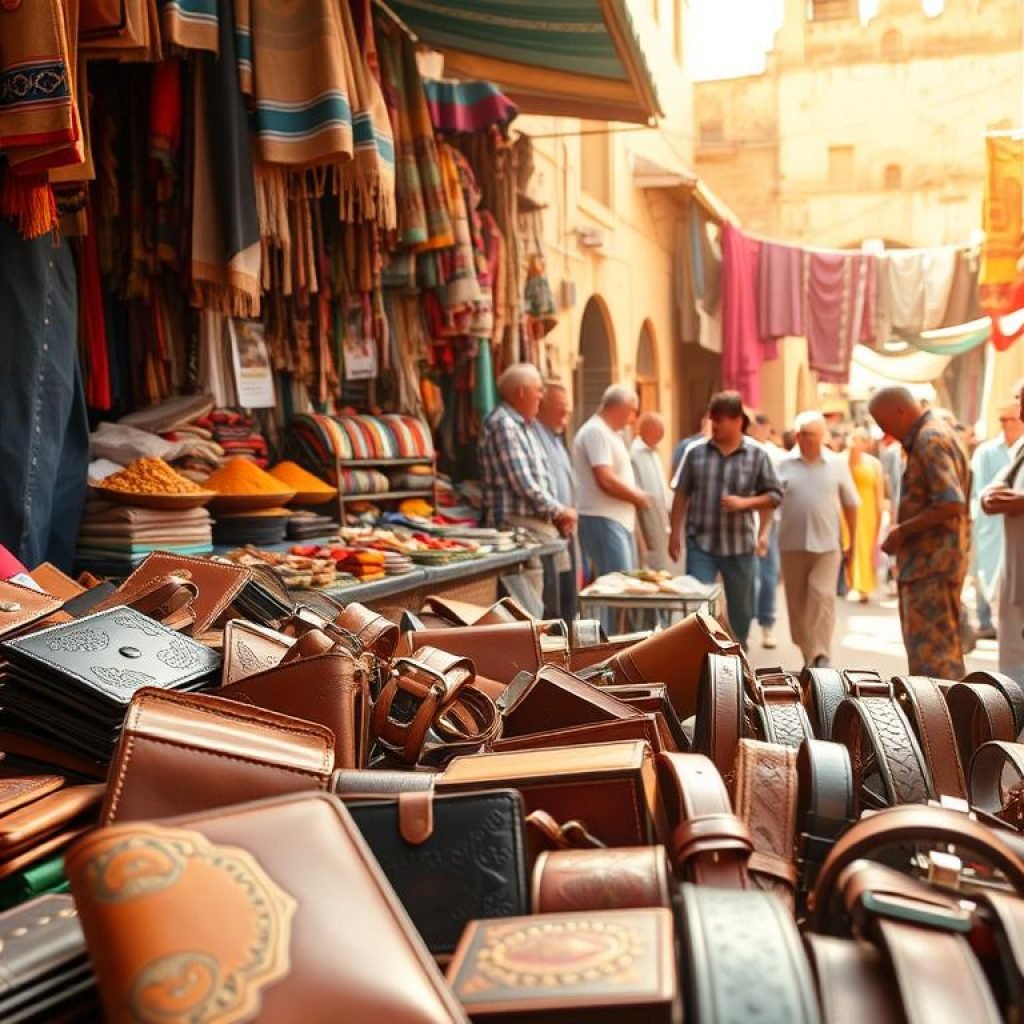 Moroccan leather goods Moroccan leather goods