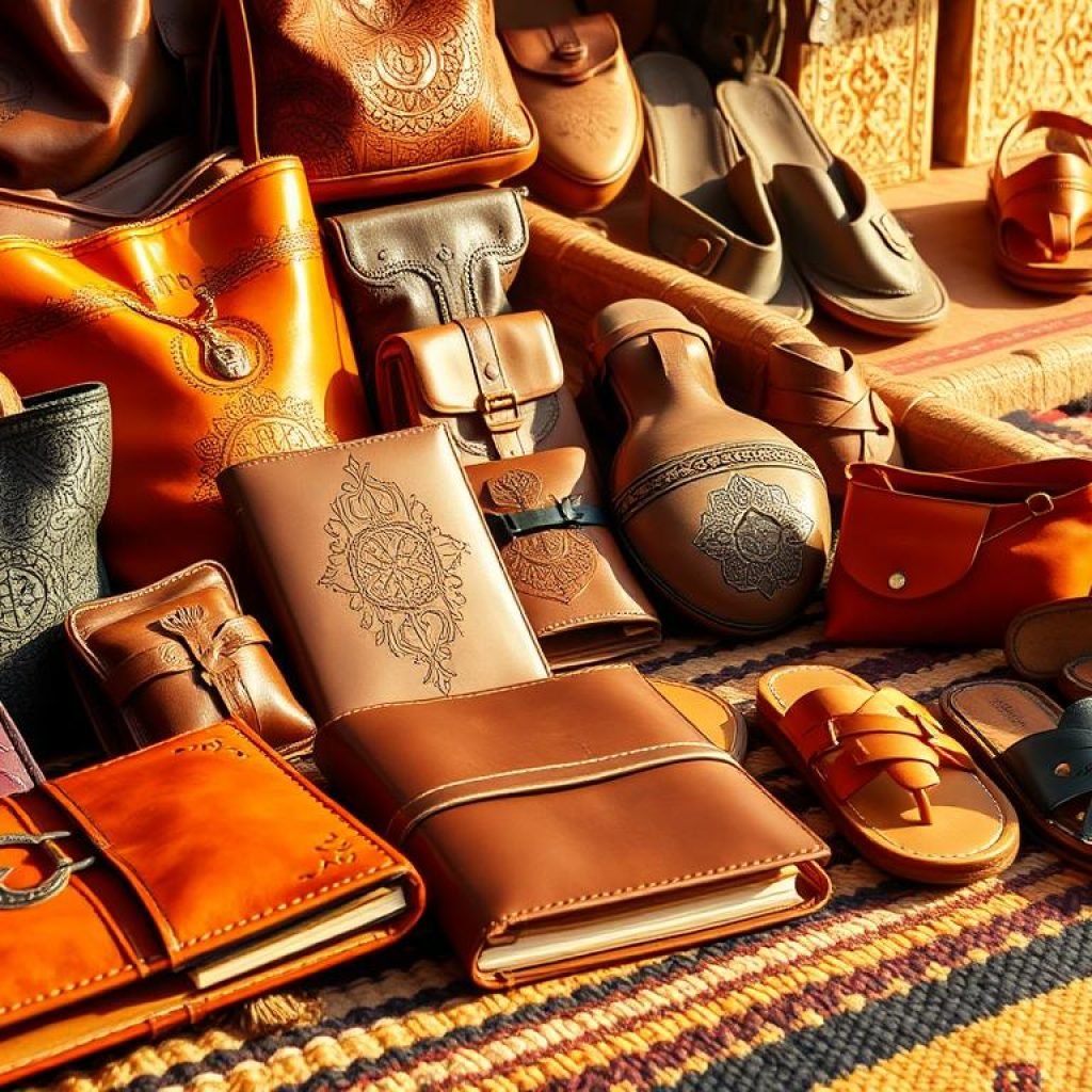 Moroccan leather goods Moroccan leather goods