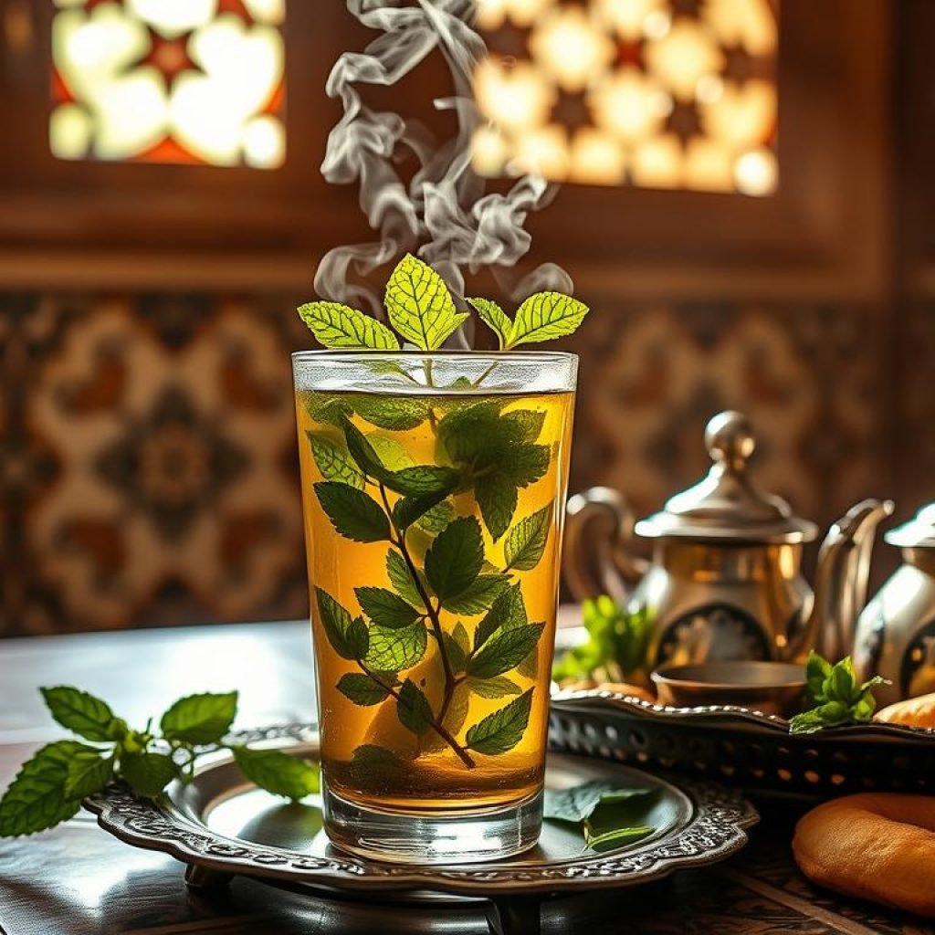 Moroccan mint tea Moroccan mint tea