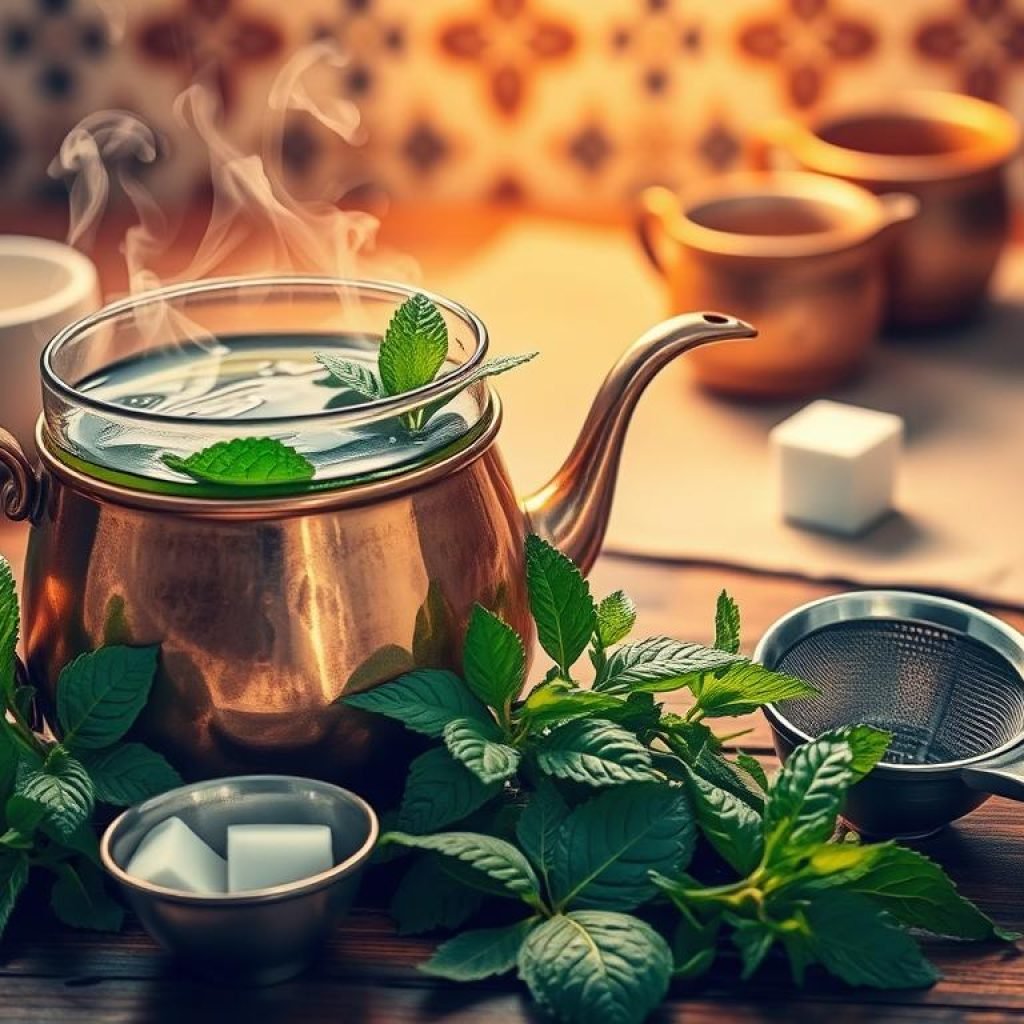 Moroccan mint tea recipe