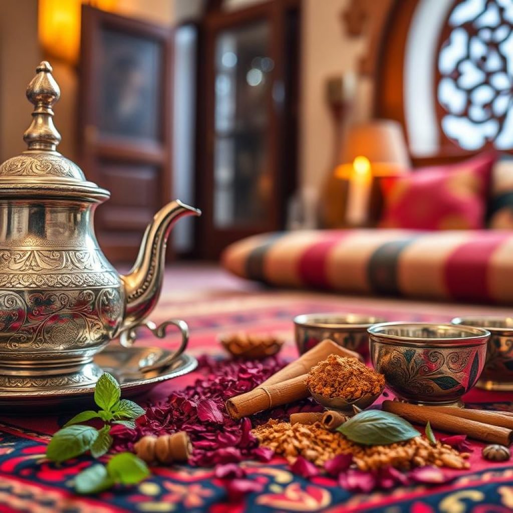 Moroccan tea set