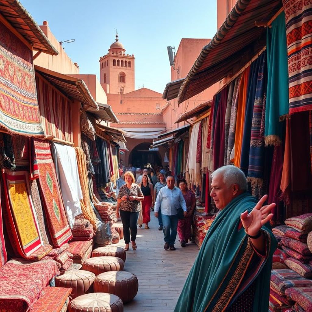 Moroccan textiles shopping Moroccan textiles shopping