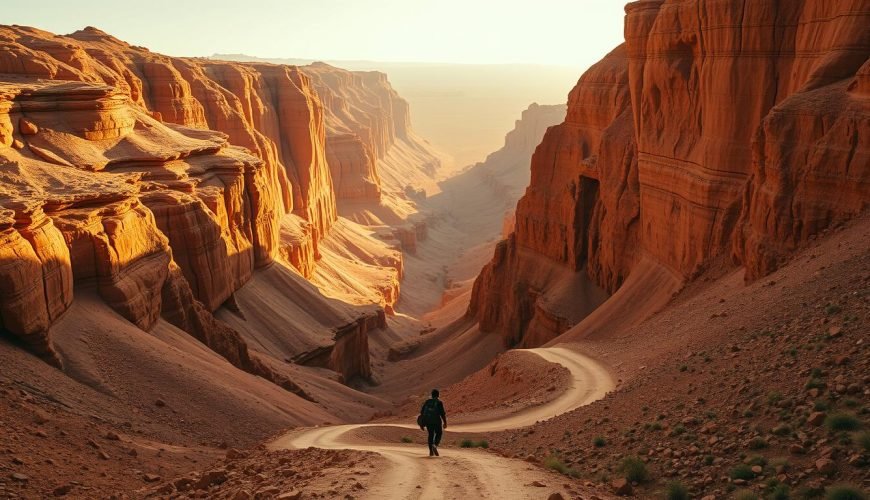 Morocco desert canyons