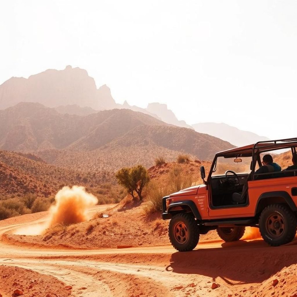 Off-road driving Morocco