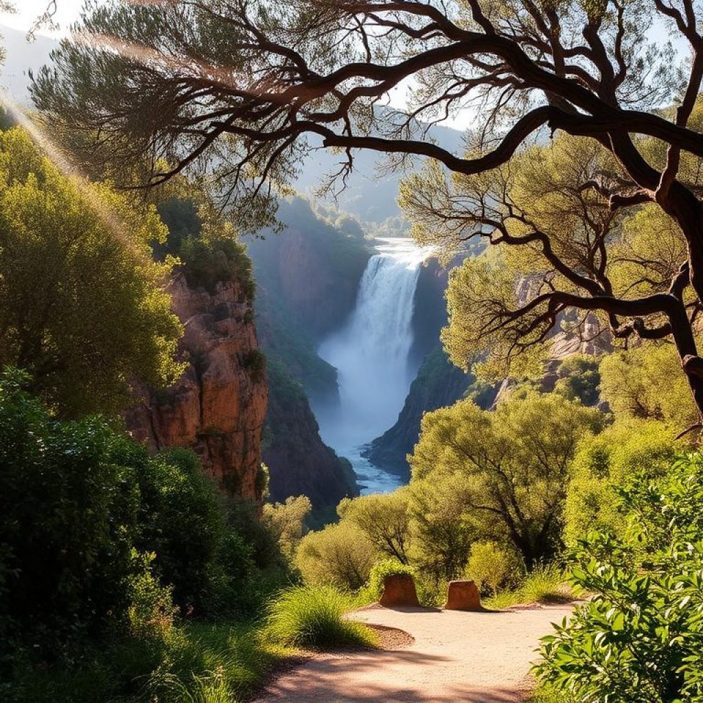 Ouzoud Falls trails