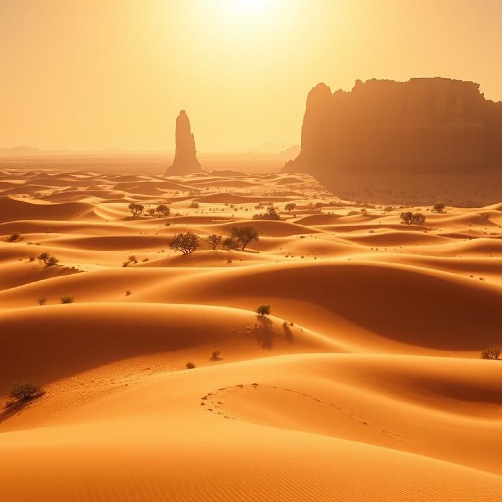 Sahara desert landscape Sahara desert landscape