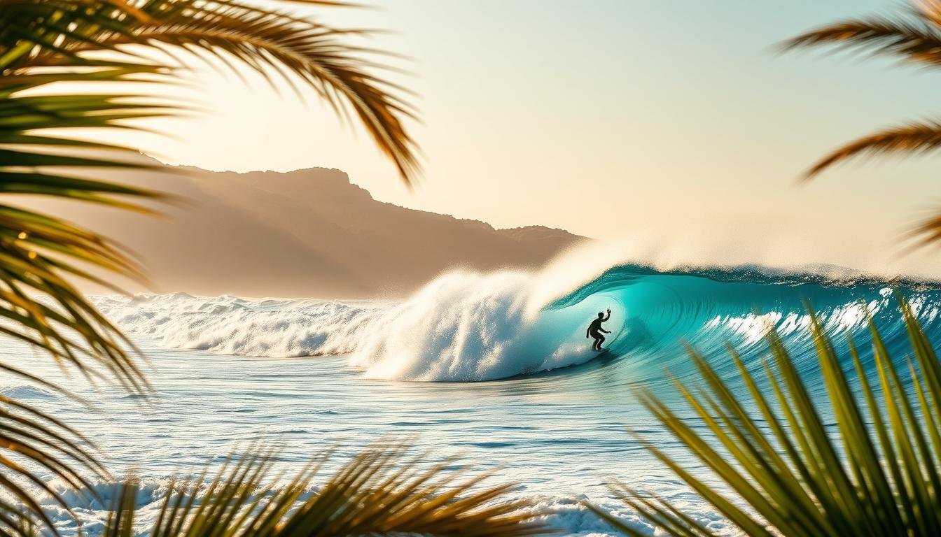Surfing in Morocco