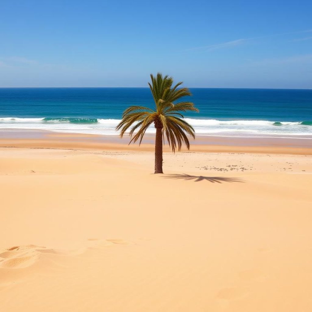 Tarfaya beach
