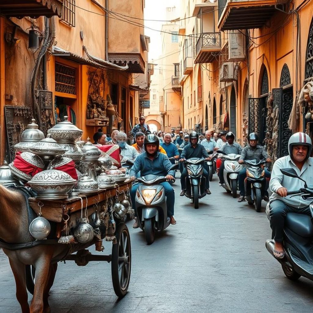 Tiznit Silver Market transportation