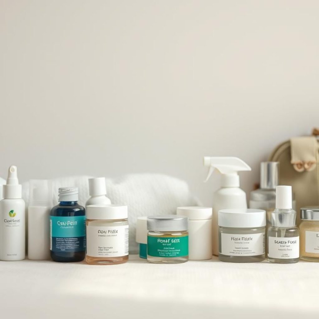 Travel toiletries and health essentials Travel toiletries and health essentials