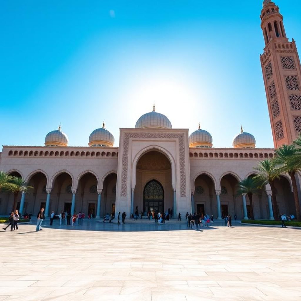 Visiting Hassan II Mosque