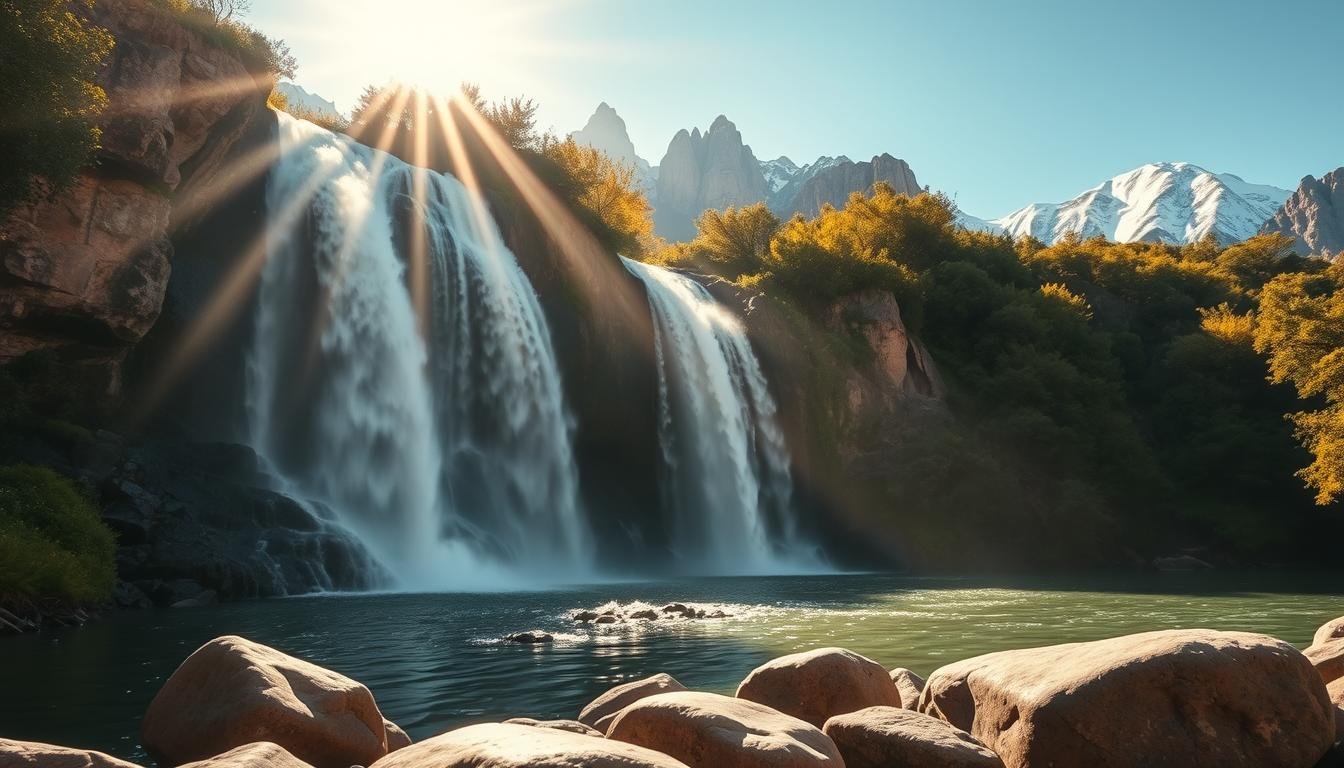 Waterfalls in Morocco