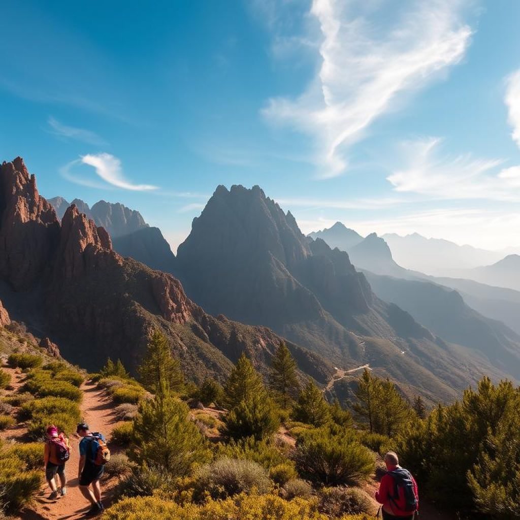 hiking in the Atlas Mountains