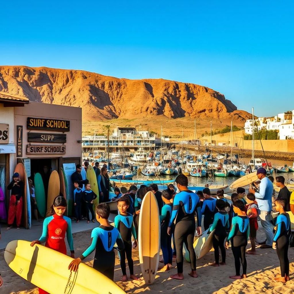 surf schools in morocco