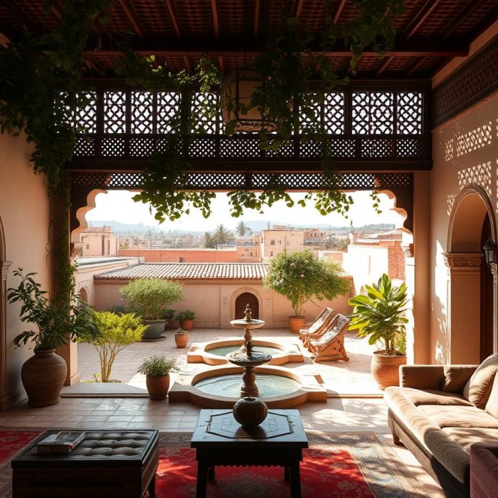 traditional Moroccan riad